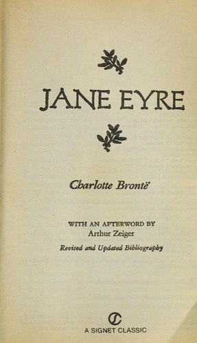 Charlotte Brontë: Jane Eyre (1991, Signet Classic)