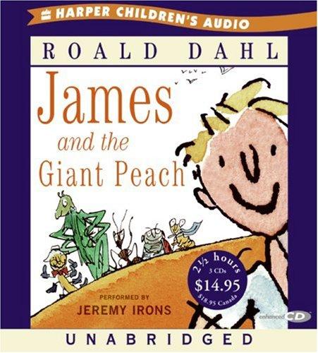 Roald Dahl: James and the Giant Peach Unabr CD Low Price (2007, HarperChildrensAudio)