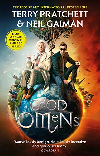 Neil Gaiman, Terry Pratchett: Good Omens (British English language, 1990, Victor Gollancz Ltd, Workman Publishing Company)